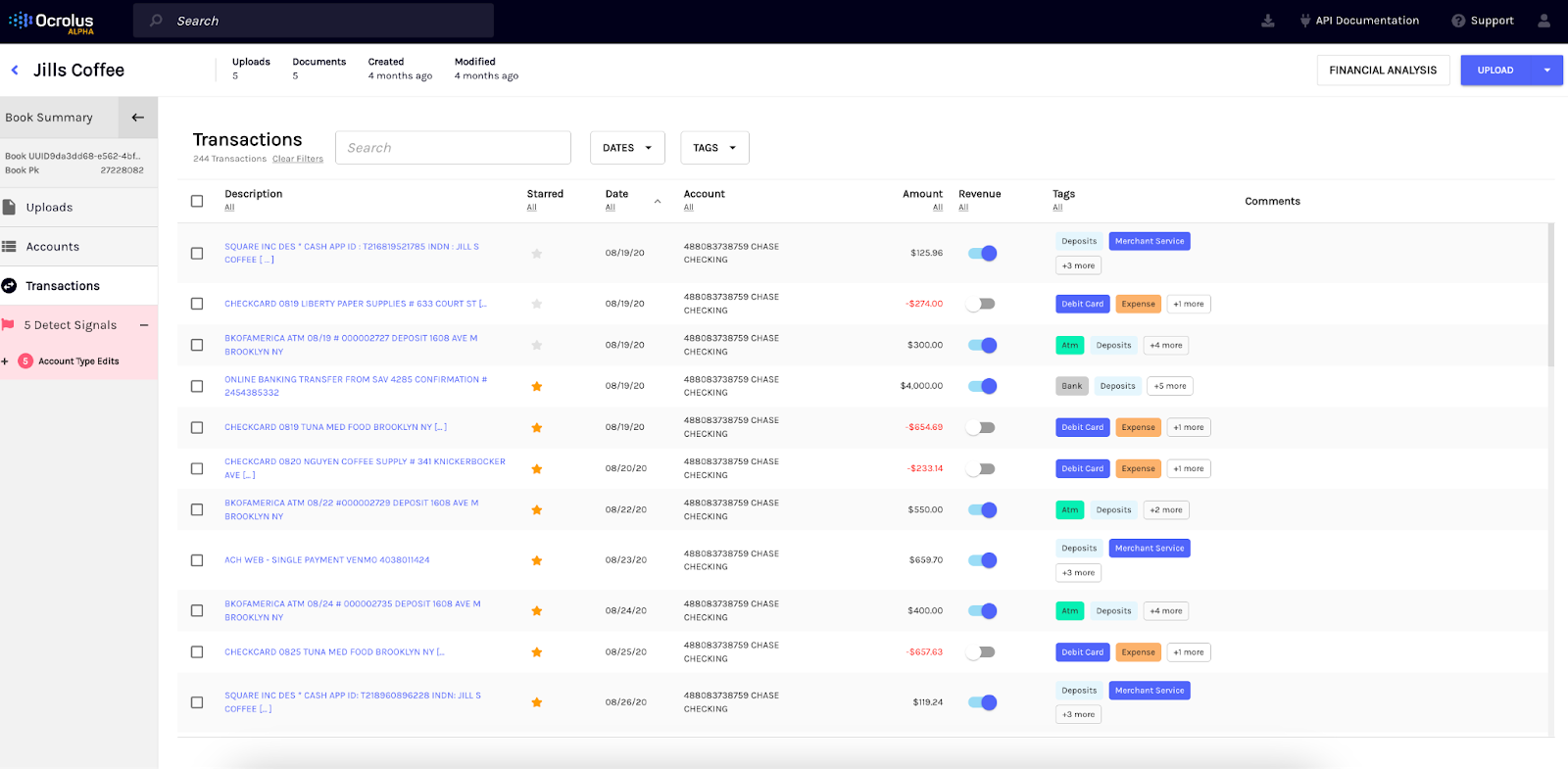 Accessing Cash Flow Analytics In The Dashboard – Ocrolus